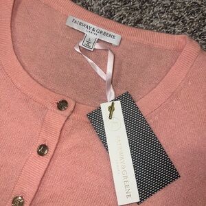 NWT Fairway & Greene 100% Cashmere Sweater Size L